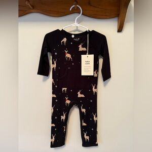 Kyte BABY Black Reindeer Longall